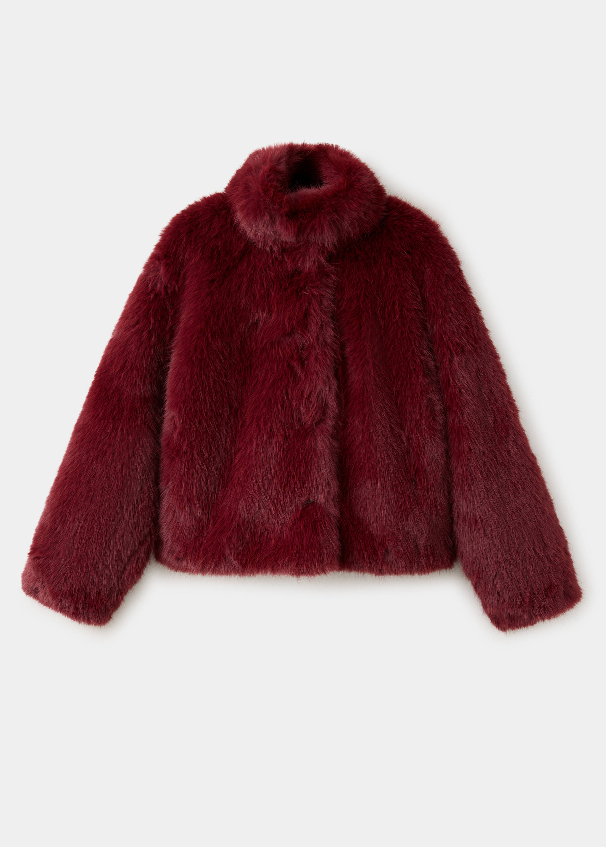 Manteau fausse fourrure à boutons - Article sans modèle