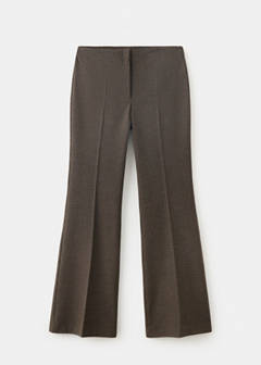 Fitted houndstooth trousers — Medium Brown 5