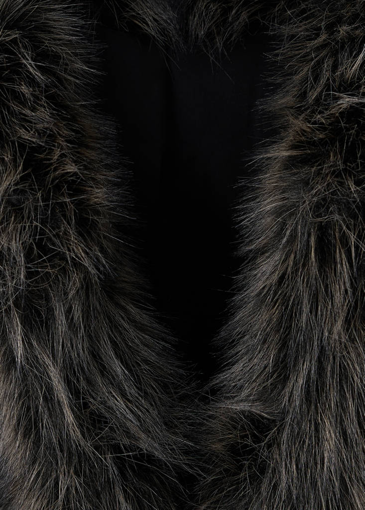 Faux-fur coat - thumbnail 7