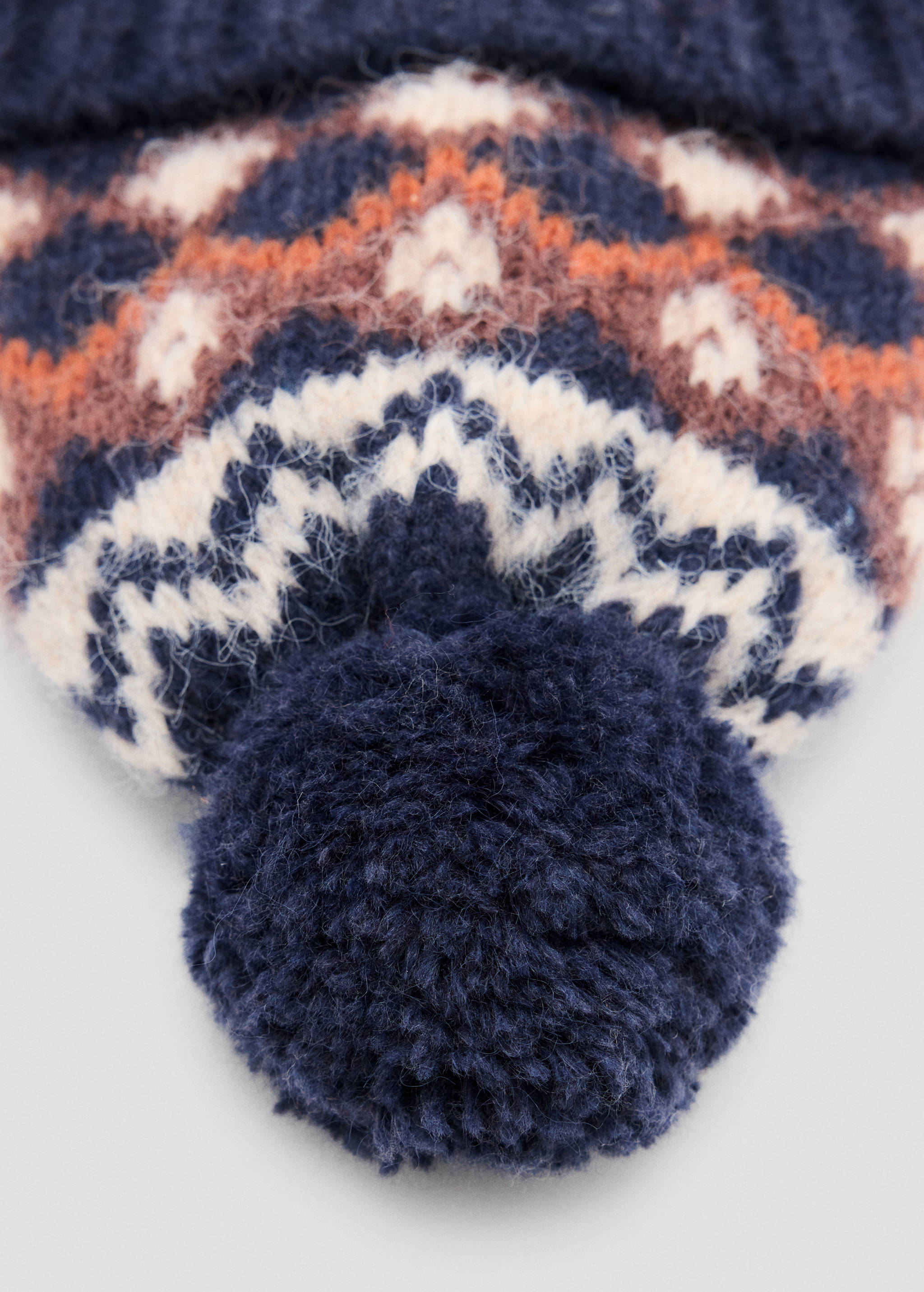 Bonnet jacquard pompon - Détail de l'article 1