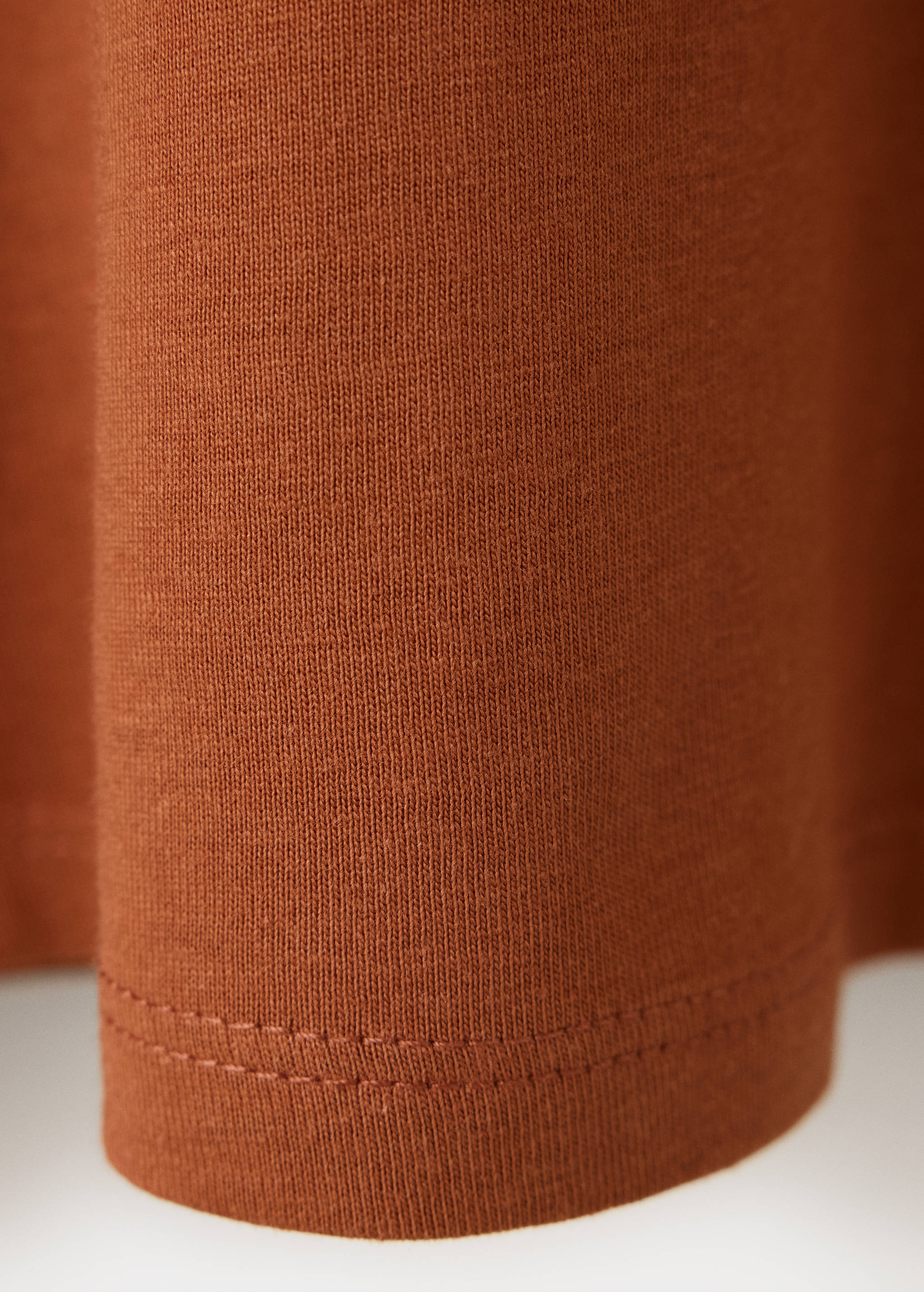 Oversized T-shirt with print detail - Details of the article 0