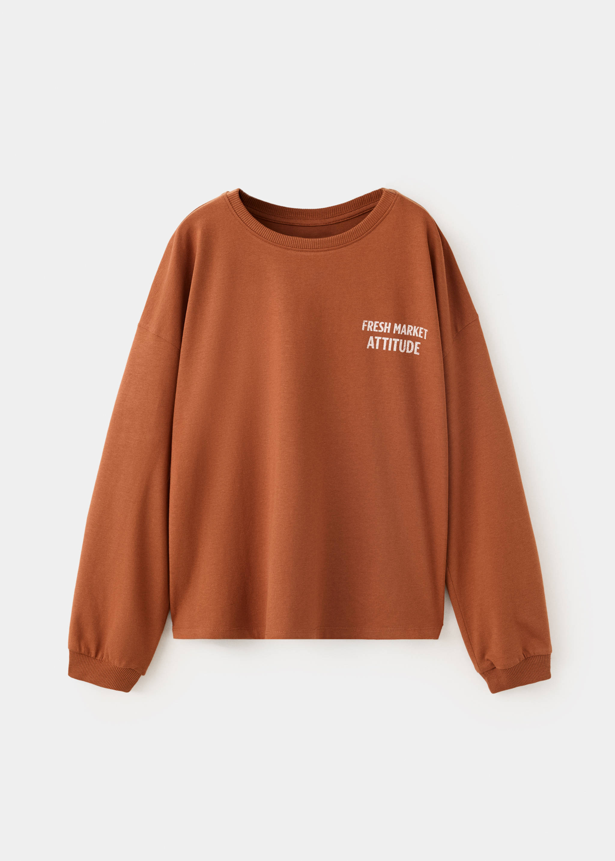 Oversized T-shirt with print detail - Article without model
