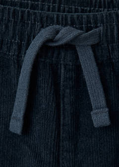Corduroy cargo trousers — Navy 2