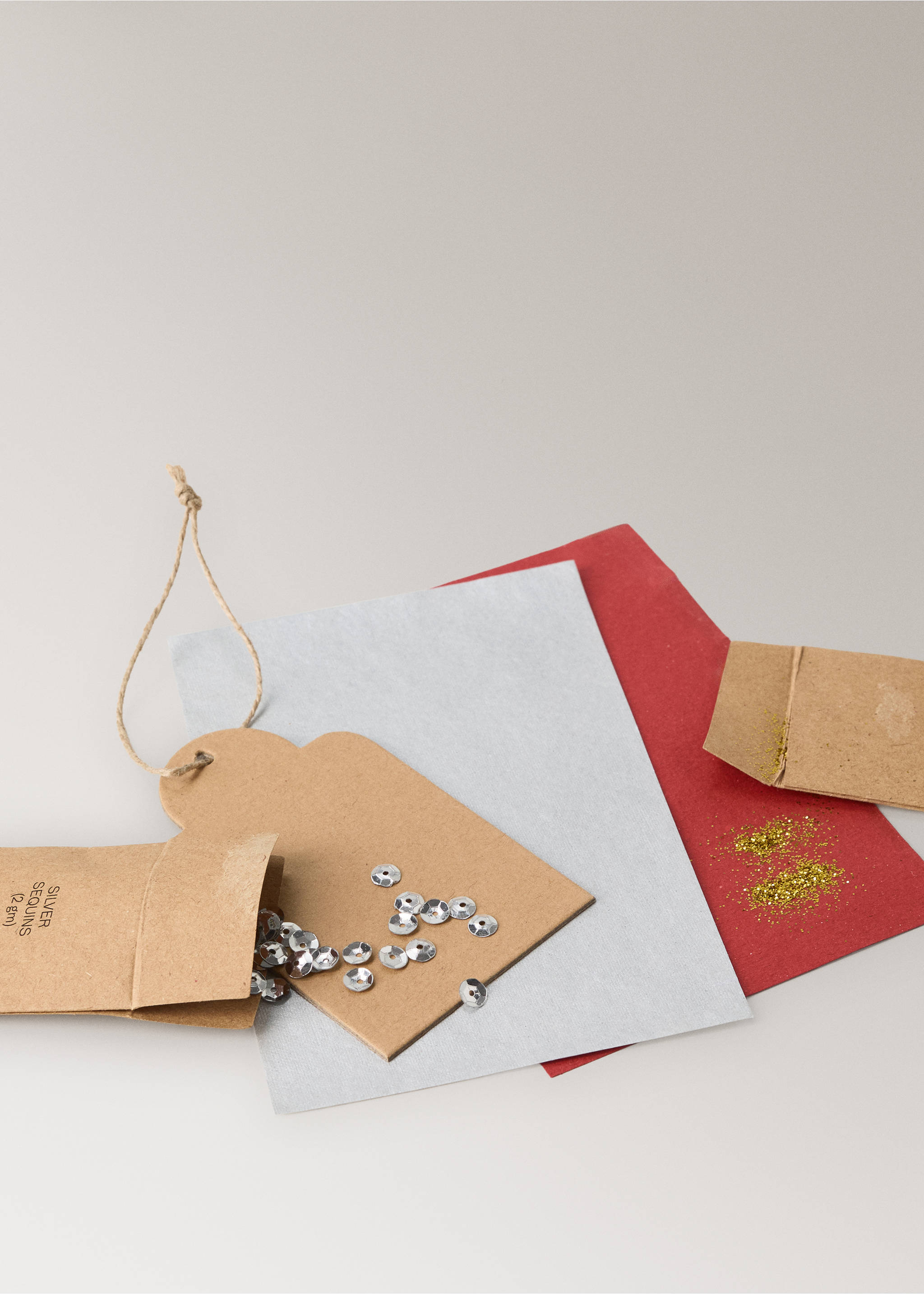 Geschenketiketten-Set - Detail des Artikels 1, Braun. Ref: 37028637-00.