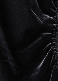 Cut-out velvet dress — Black 5