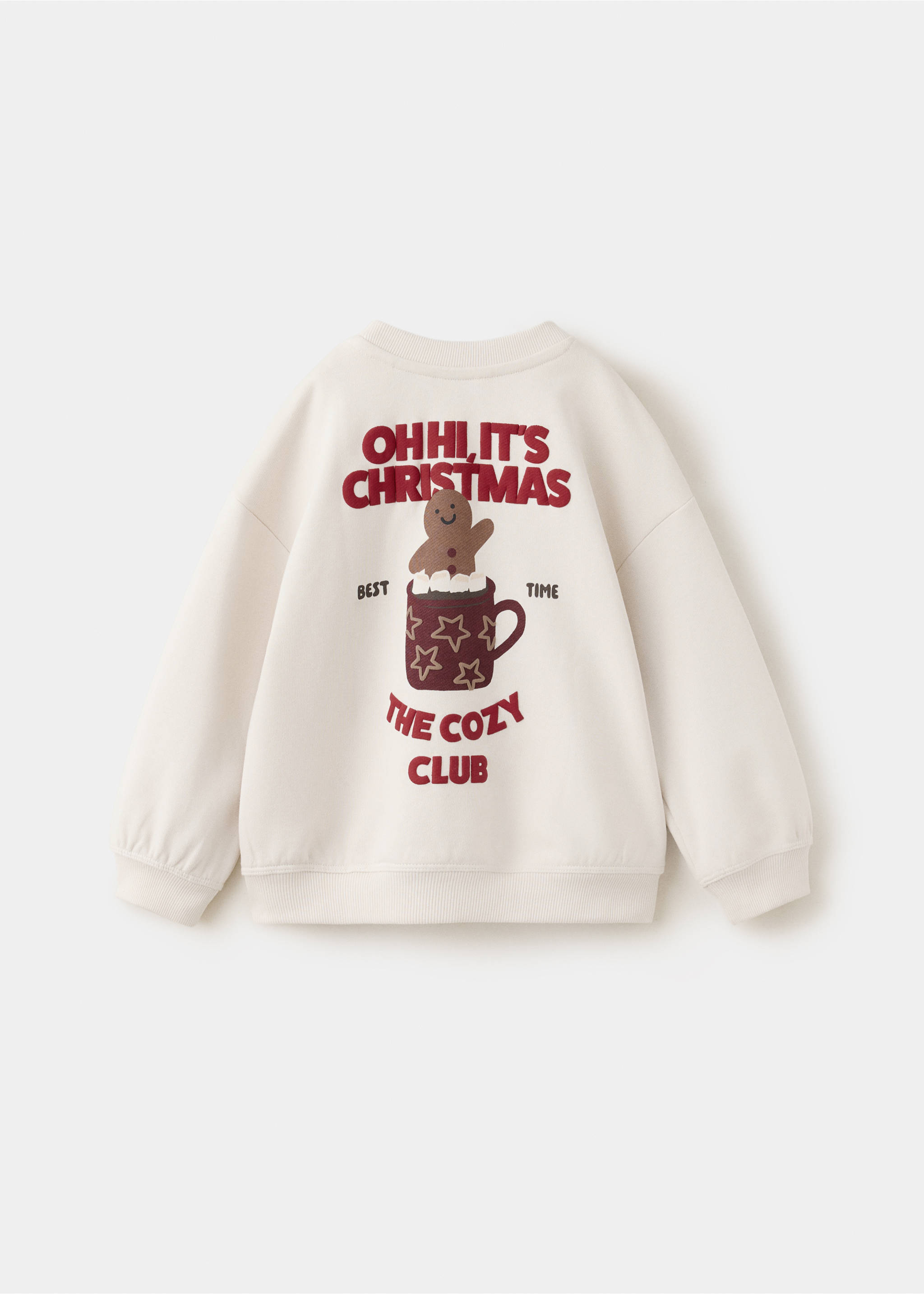 SWEATSHIRT SUDMUG - Verso de l’article, Blanc cassé. Ref: 37029211-00.