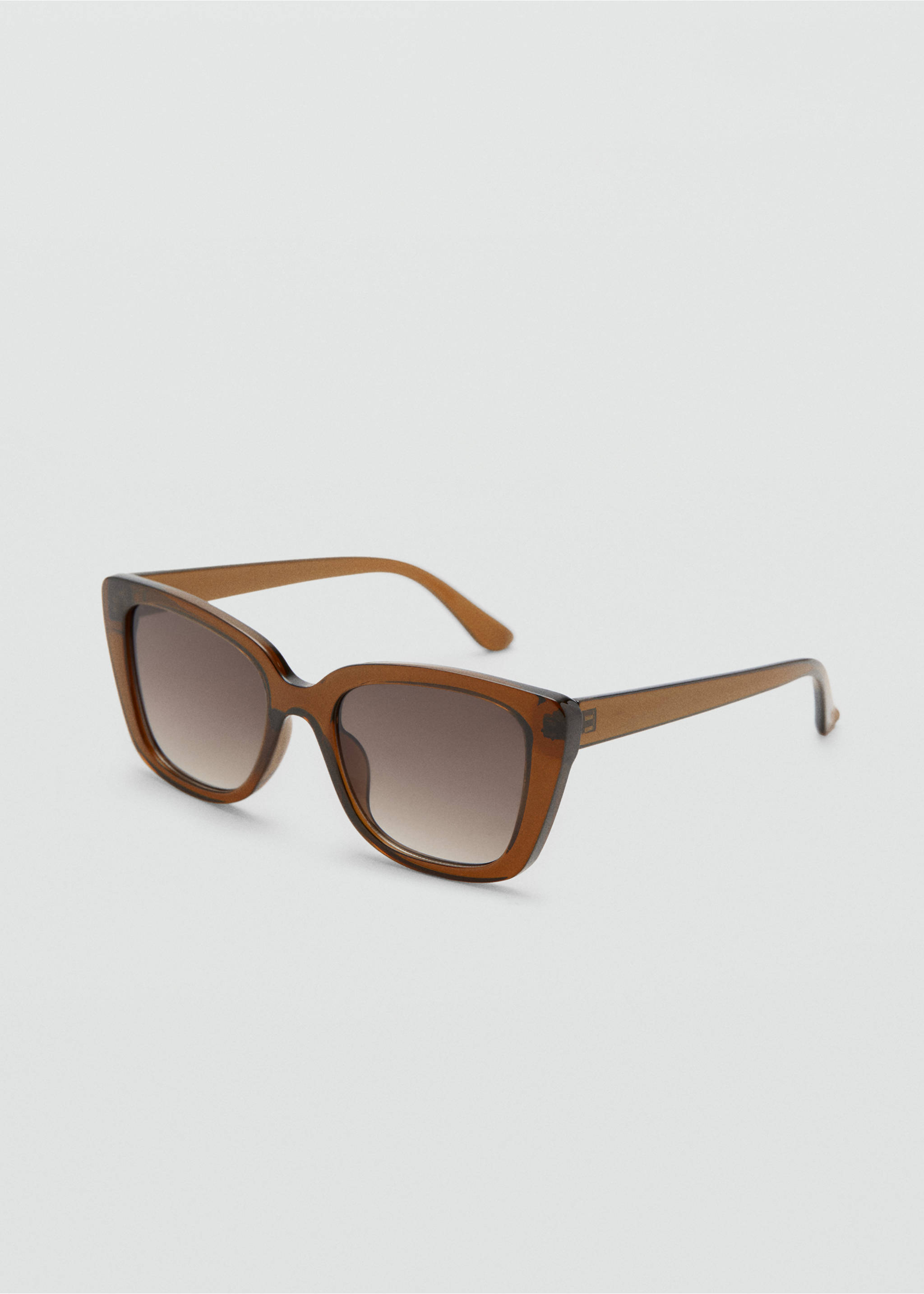 Squared frame sunglasses - Medium plane, Brown. Ref: 37031329-00.