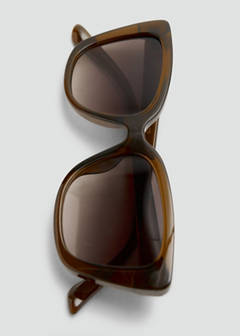 Squared frame sunglasses — Brown 4