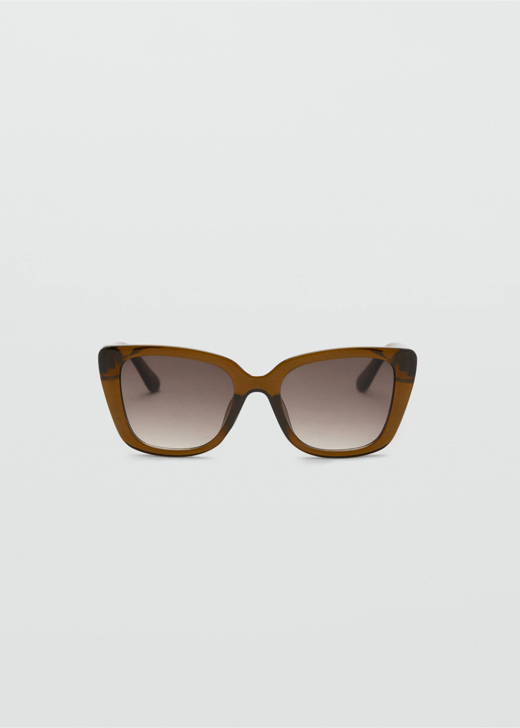 Squared frame sunglasses - Article without model, Brown. Ref: 37031329-00.