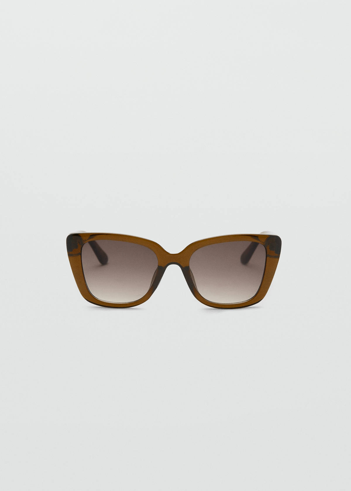 Squared frame sunglasses — Brown