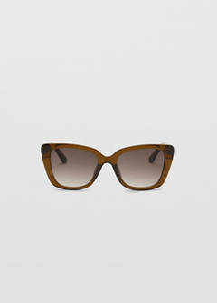 Squared frame sunglasses — Brown 1