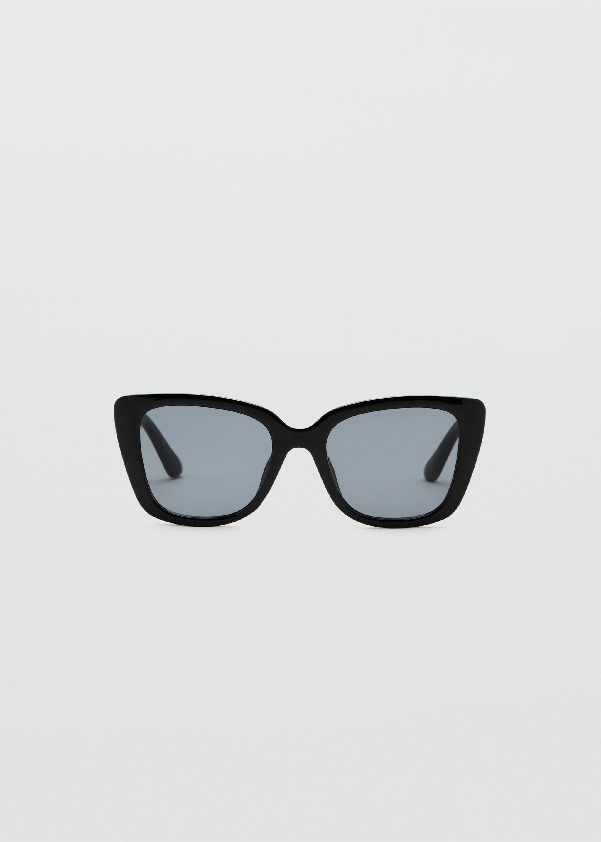 Sonnenbrille mit viereckiger Brillenfassung - Artikel ohne Model, Schwarz. Ref: 37031329-00.