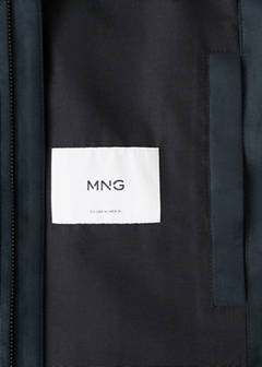 Suede-effect bomber jacket — Navy 8