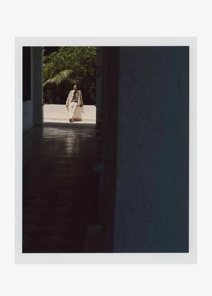 Regular fit modal jacket with pockets — Ivory White