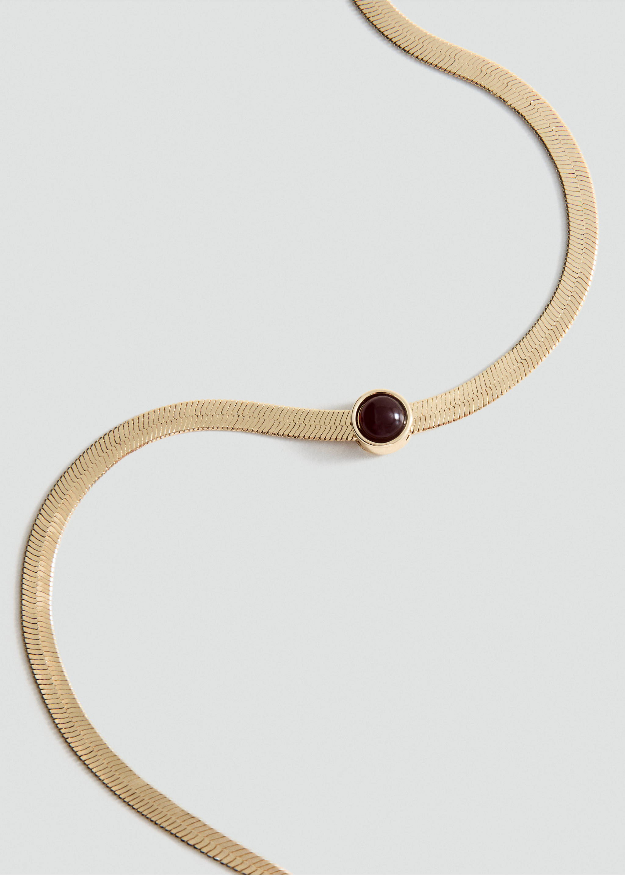 Collier chaîne combinée - Plan moyen, Or. Ref: 37031342-00.