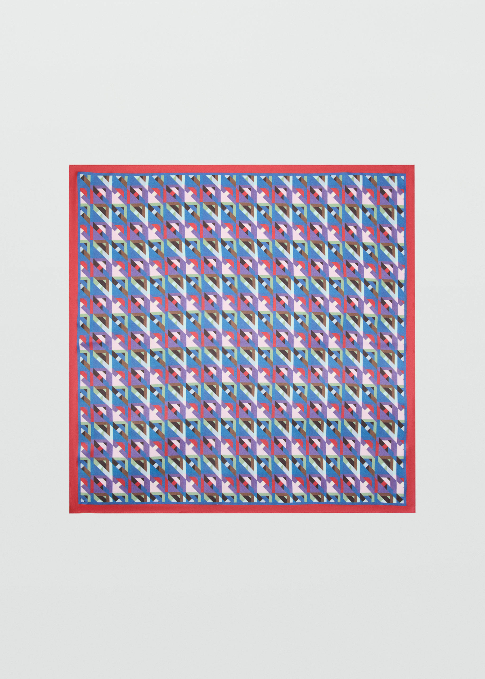 Geometric printed foulard - Article without model