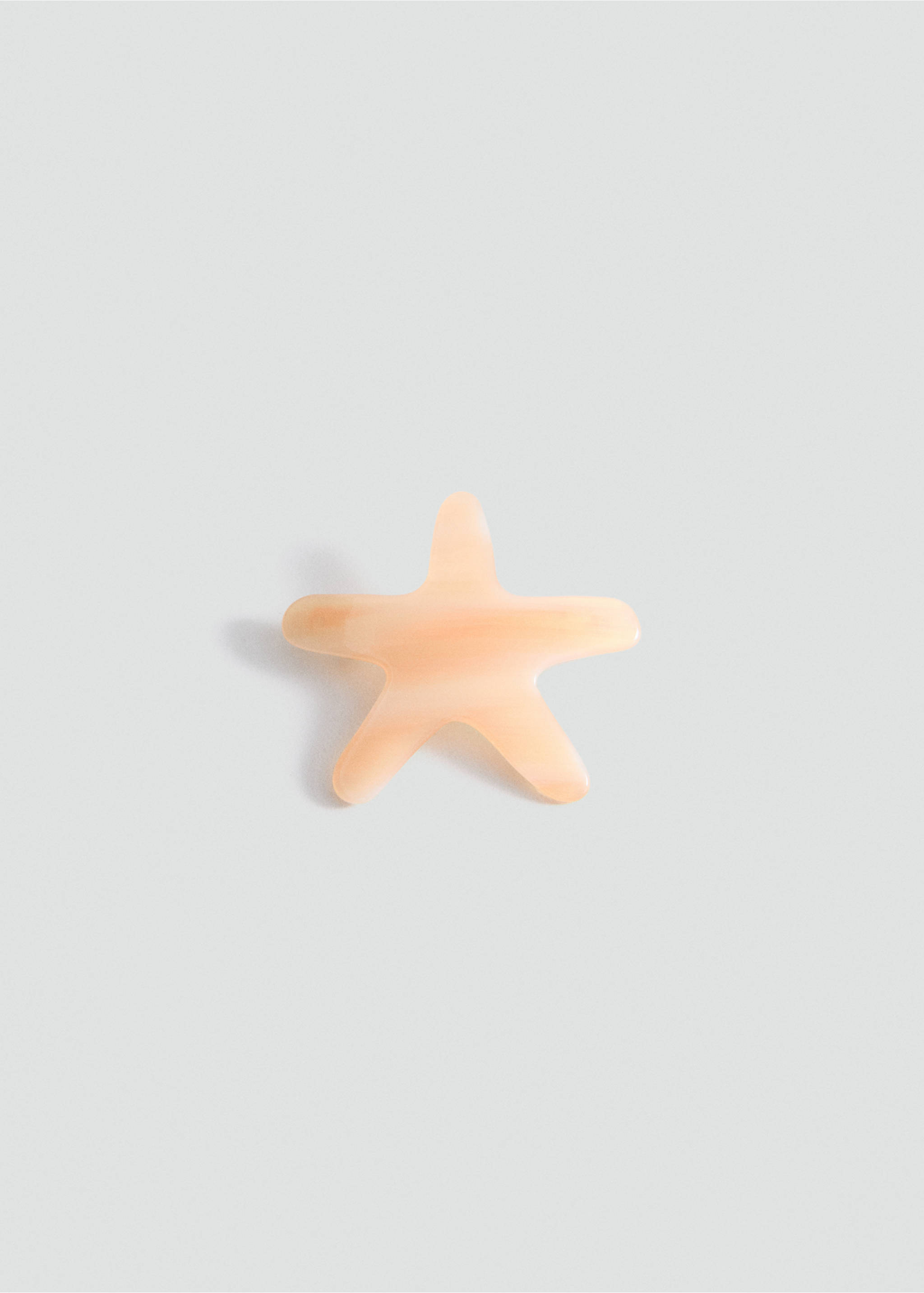 Star hair clip - Article without model, Beige. Ref: 37031348-00.