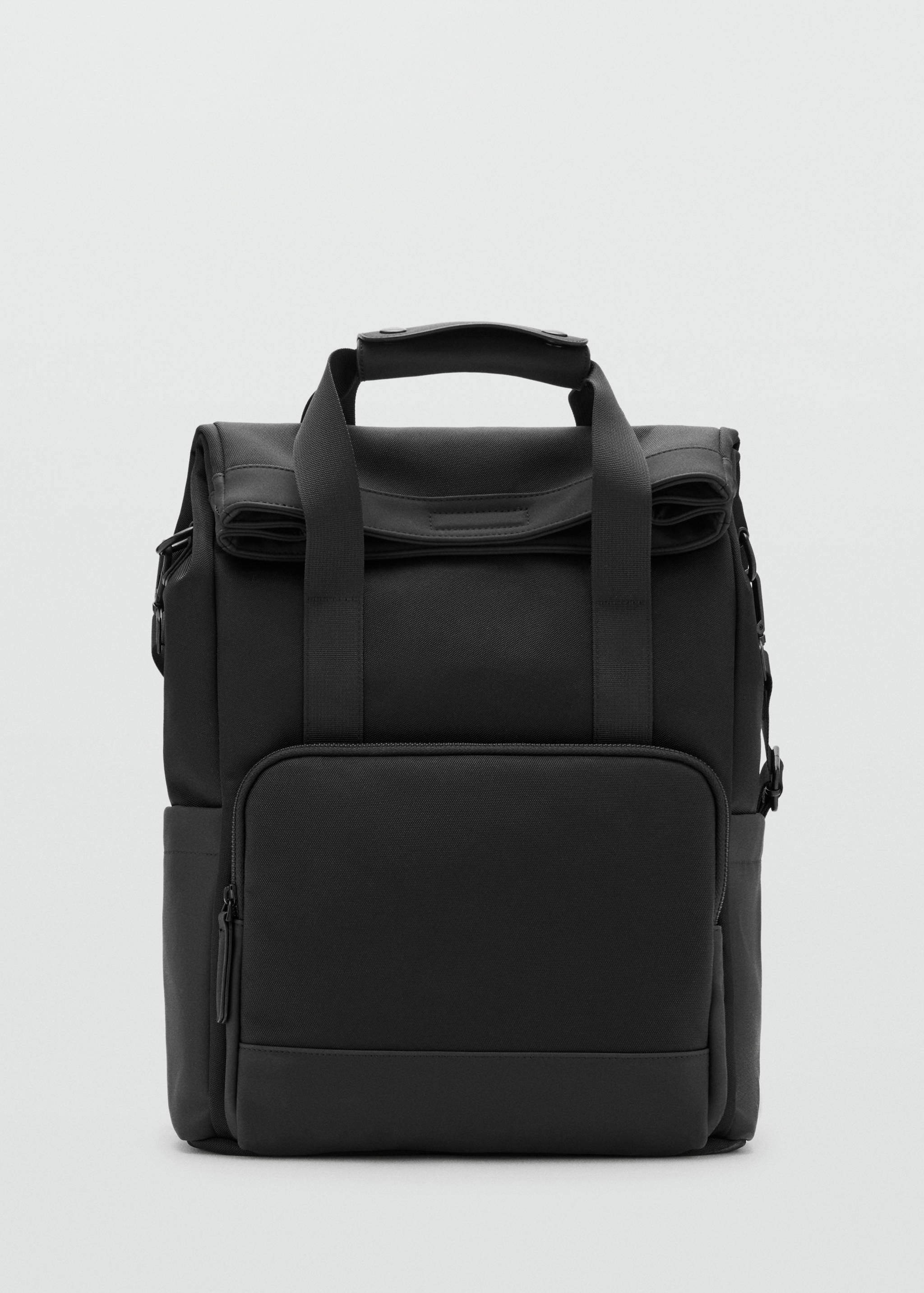 Black multi-purpose backpack - Article without model