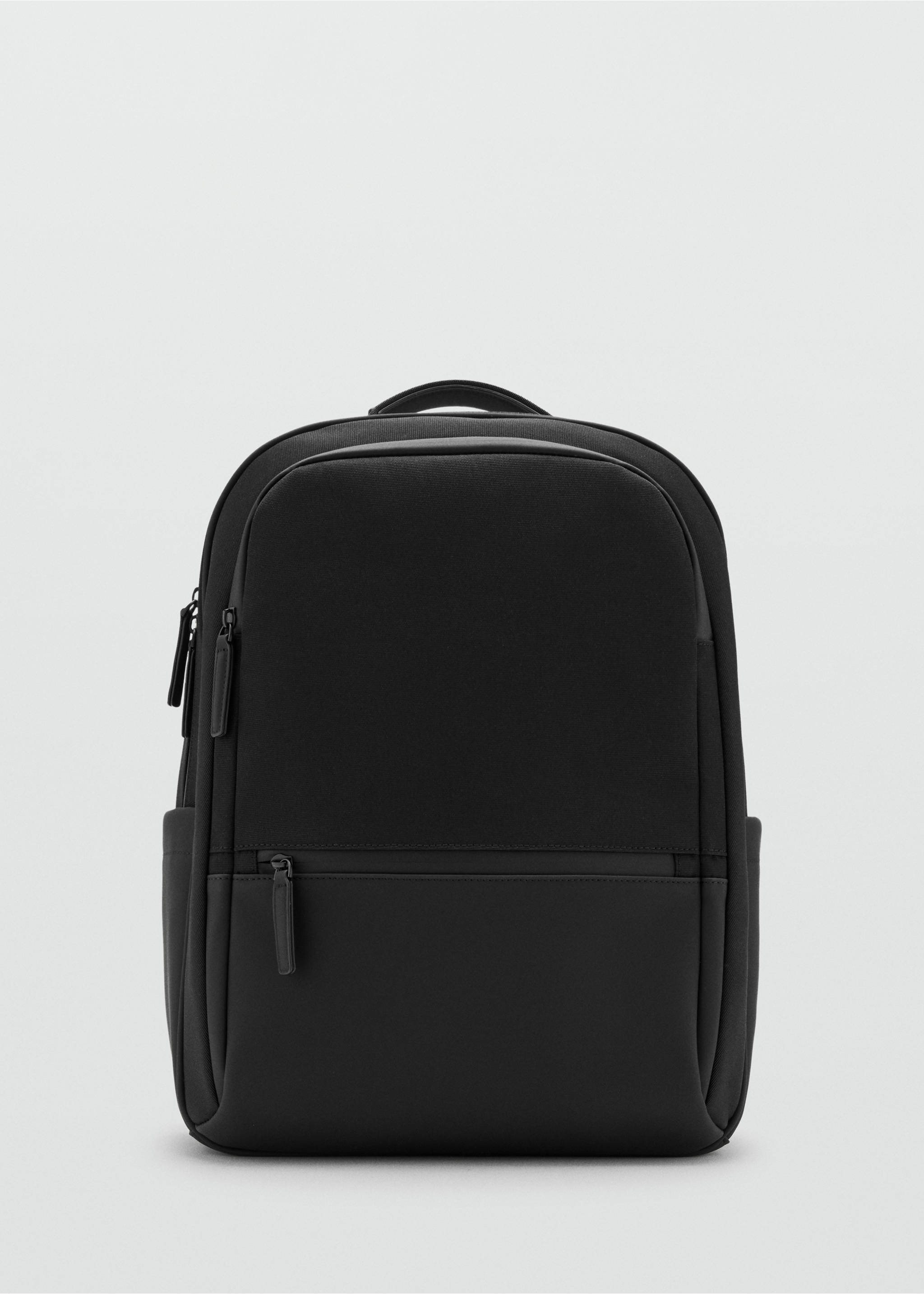 Multi-functional backpack with pockets - Article without model, Black. Ref: 37031355-00.