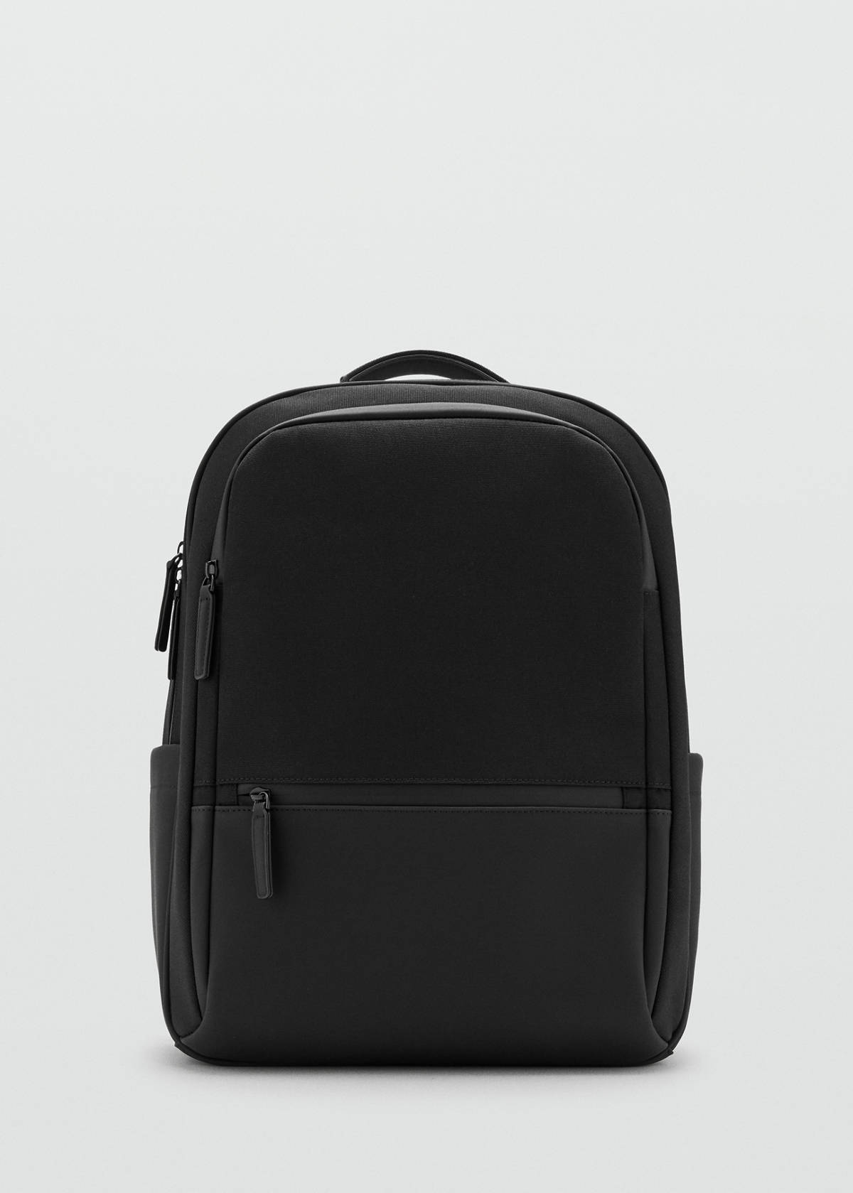 Multi-functional backpack with pockets — Black
