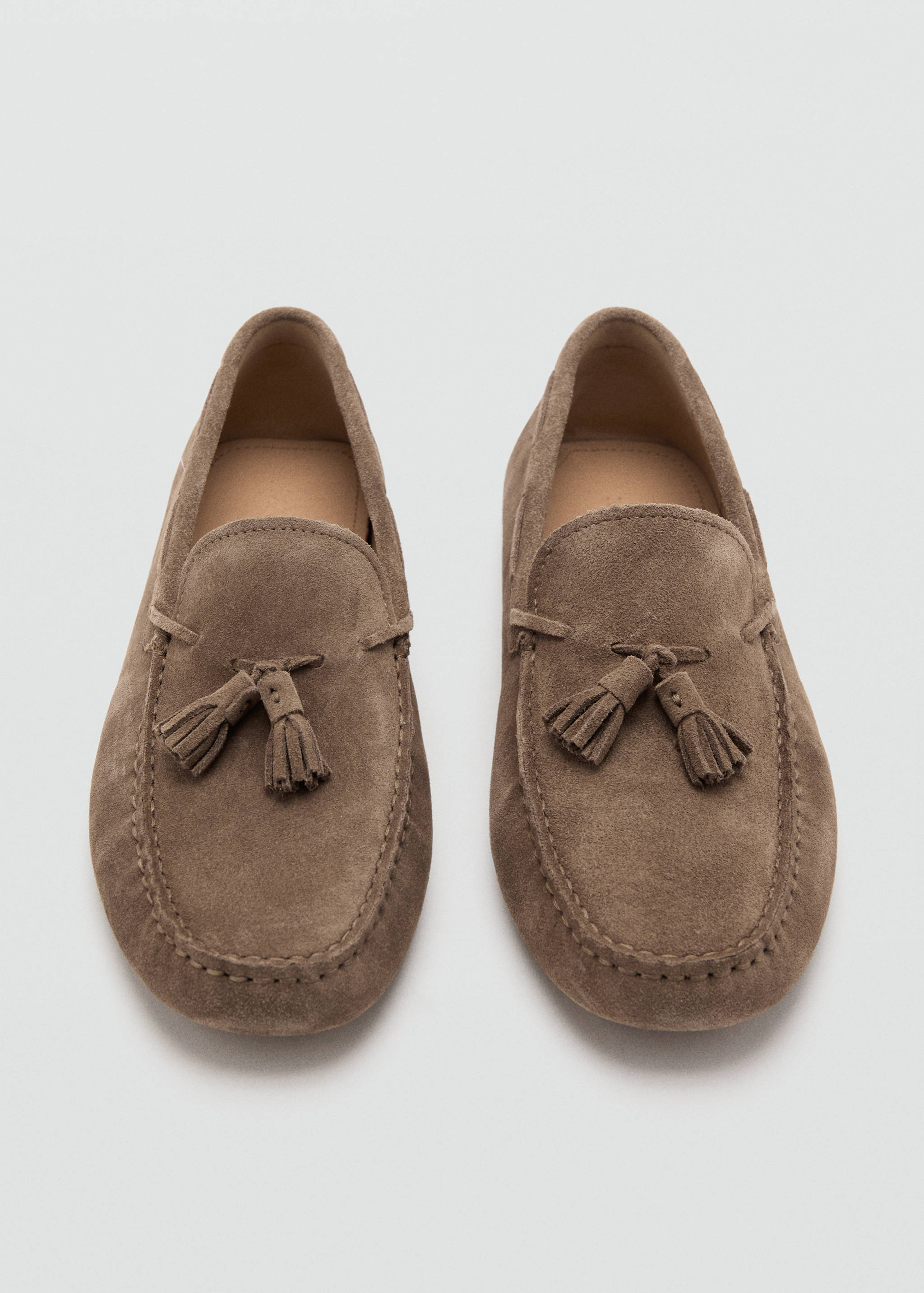 Mocassins driver en daim à franges - Détail de l'article 1