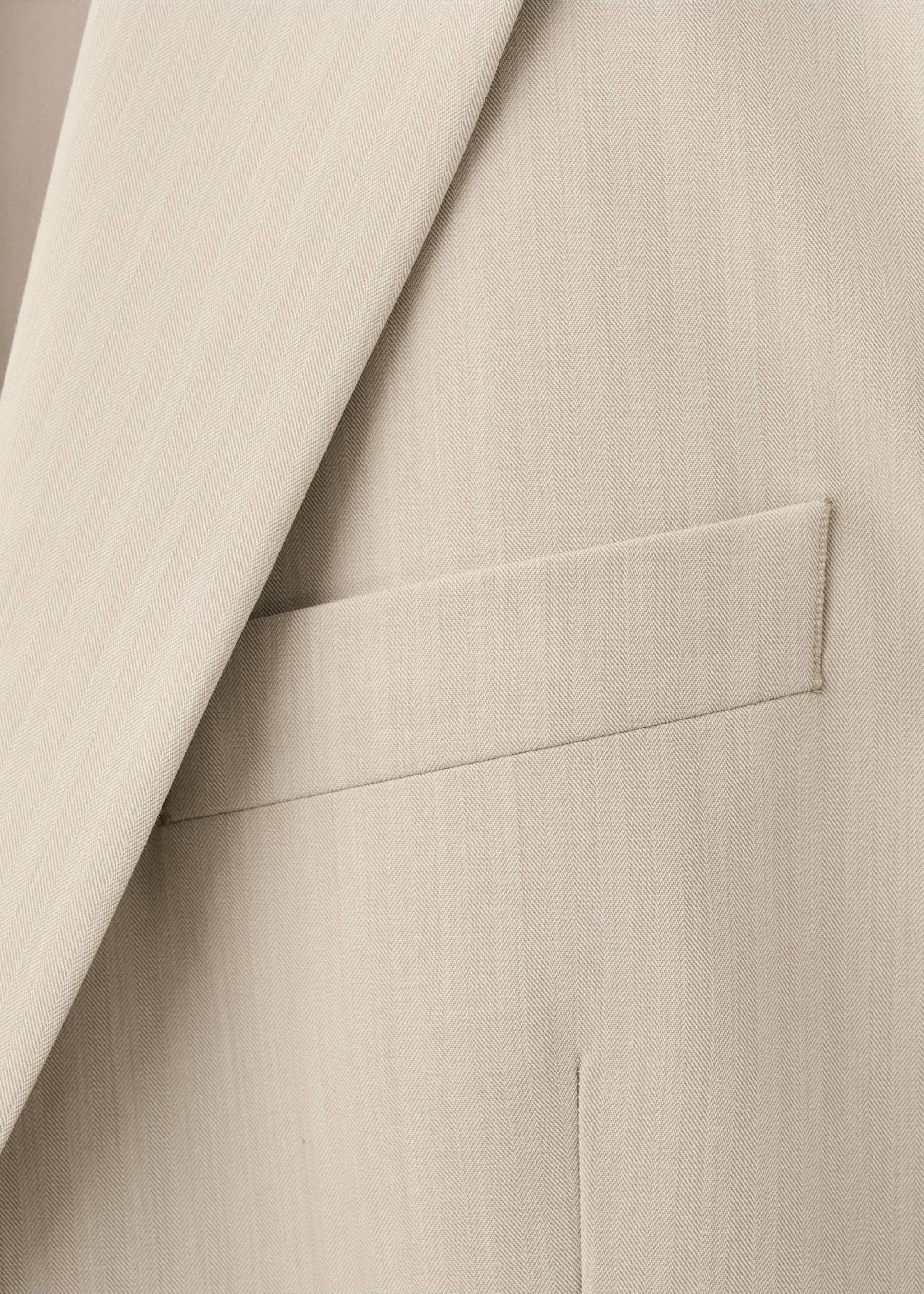 Blazer milan - Details of the article 8, Beige. Ref: 37031360-00.