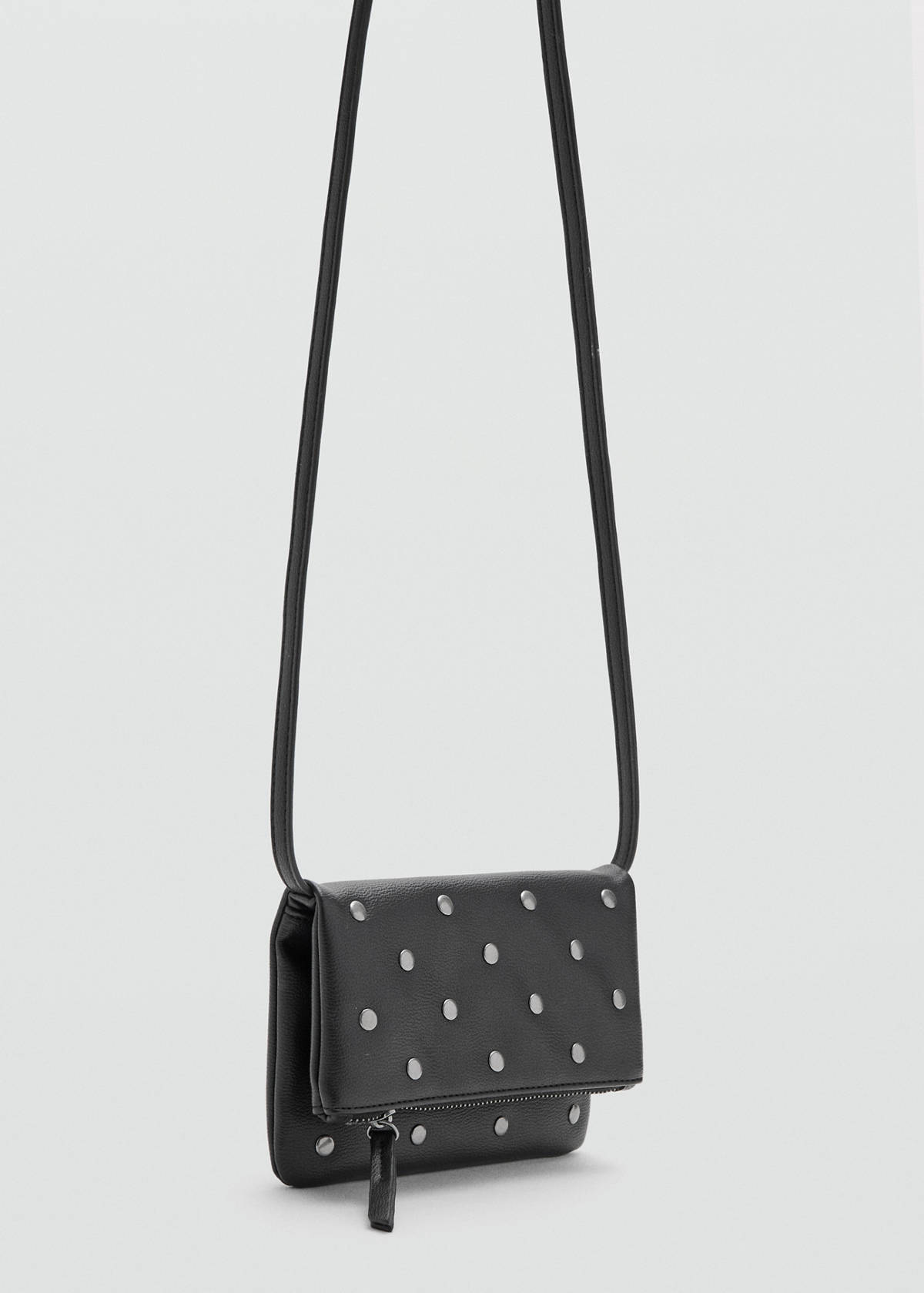 Mini studded bag — Black