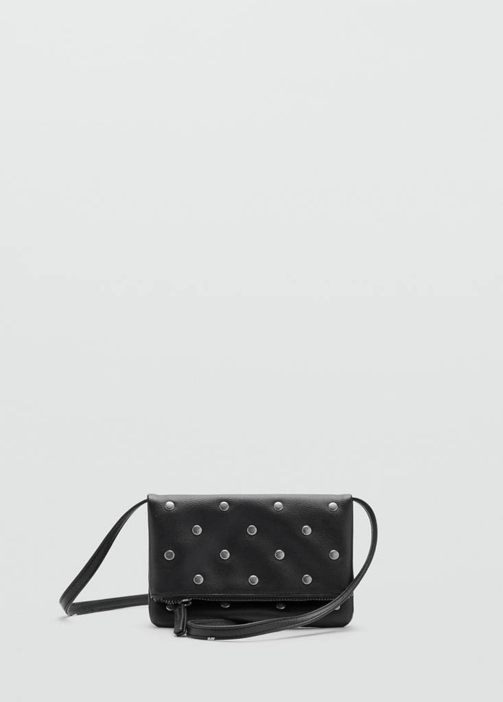 Mini studded bag — Black