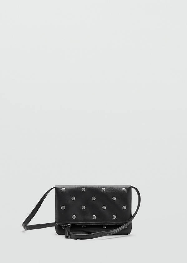 Mini studded bag — Black