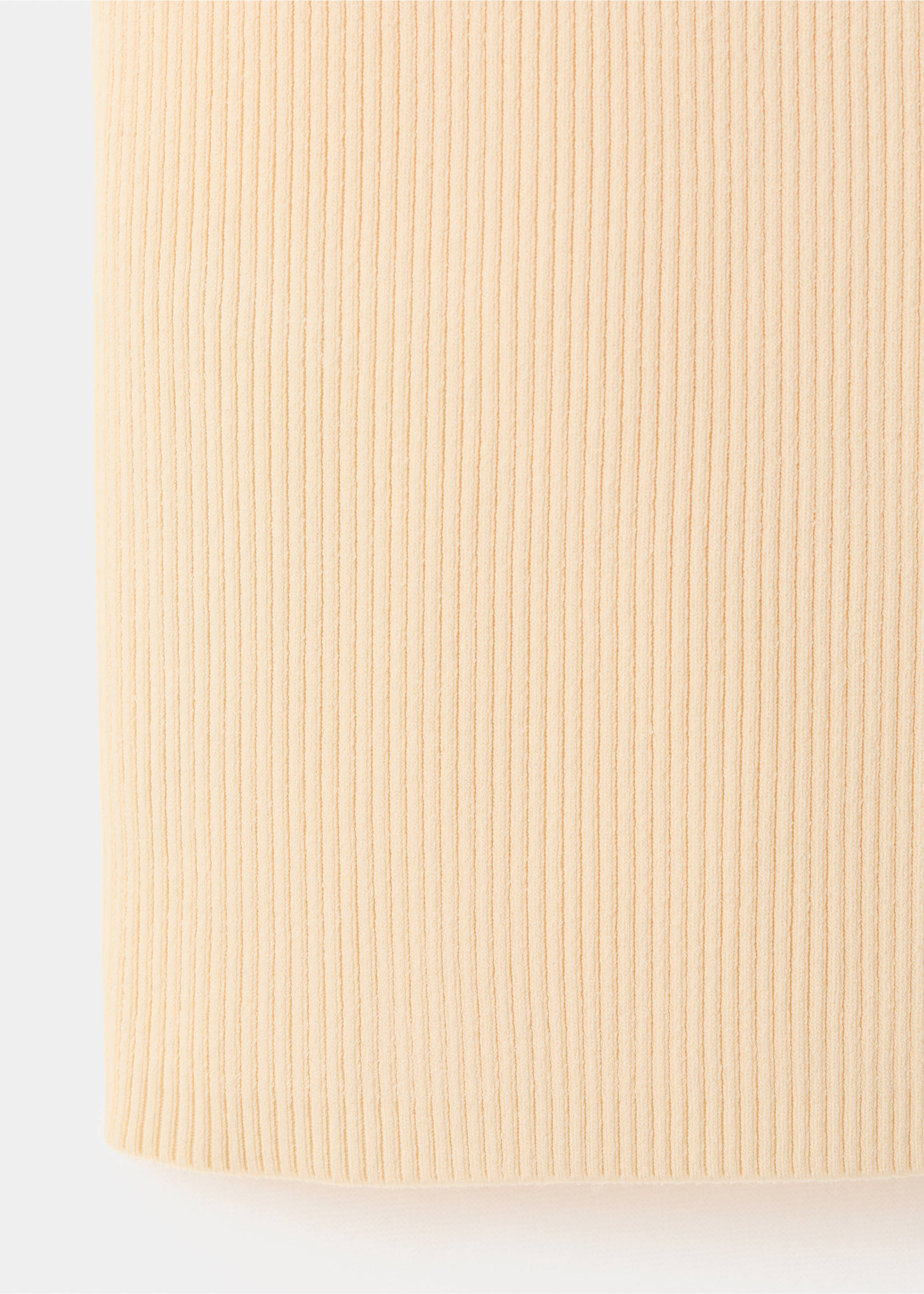 Ribbed top with beads - Details of the article 0, Vanilla. Ref: 37031362-00.