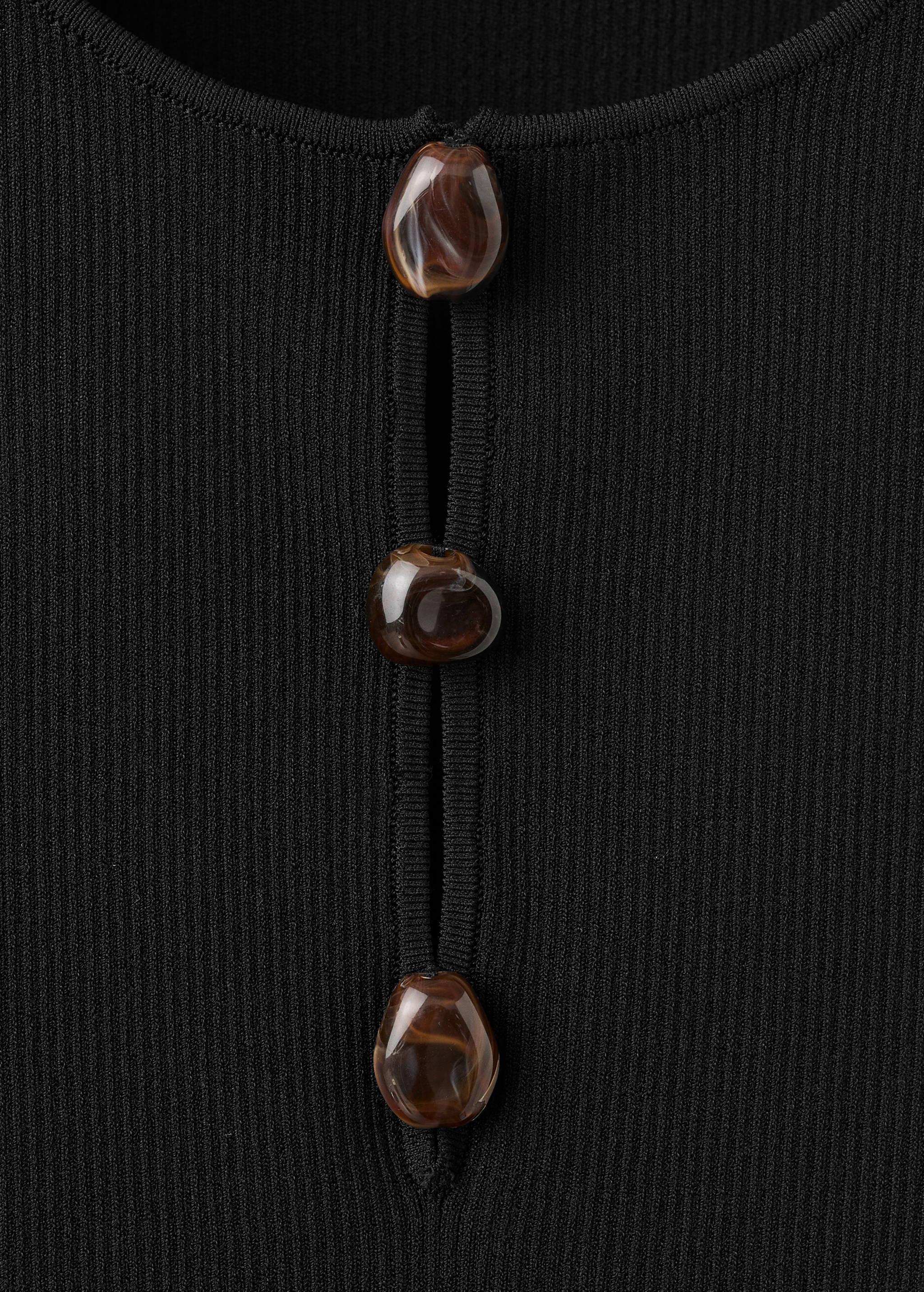 Top côtelé à perles - Détail de l'article 8