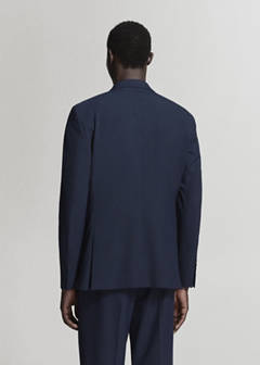 Milan slim-fit suit jacket — Dark Navy 13