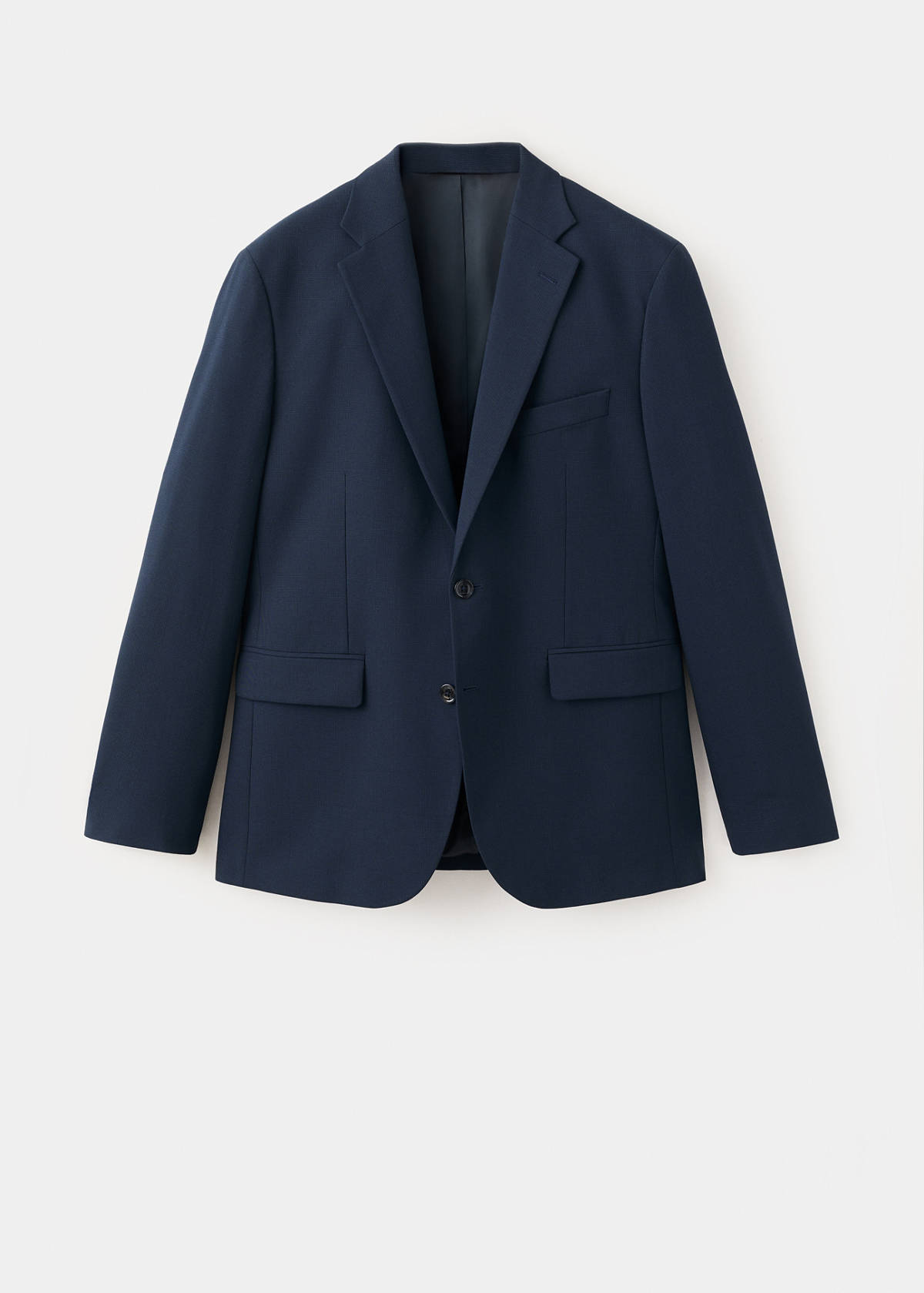 Milan slim-fit suit jacket — Dark Navy