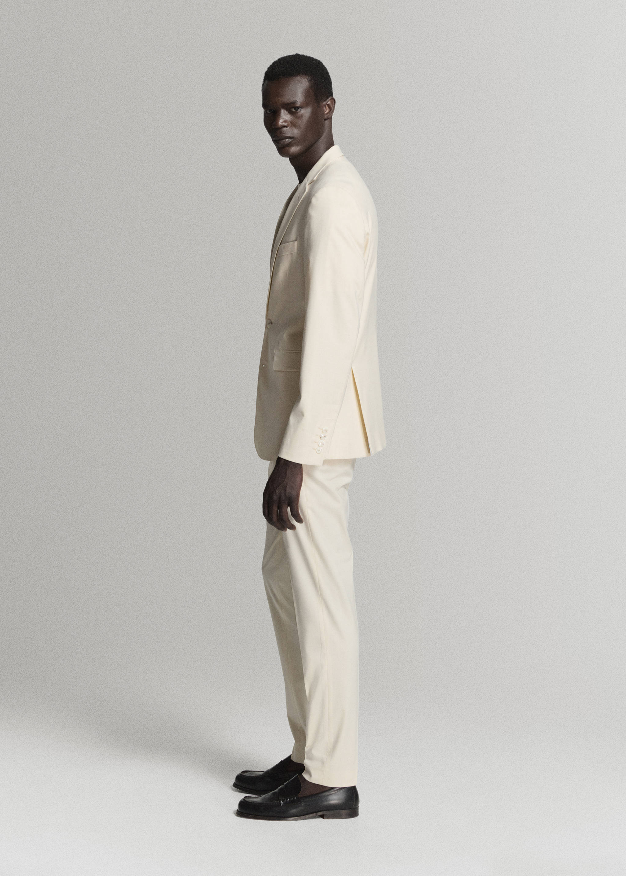 Slim-fit suit trousers - Details of the article 2