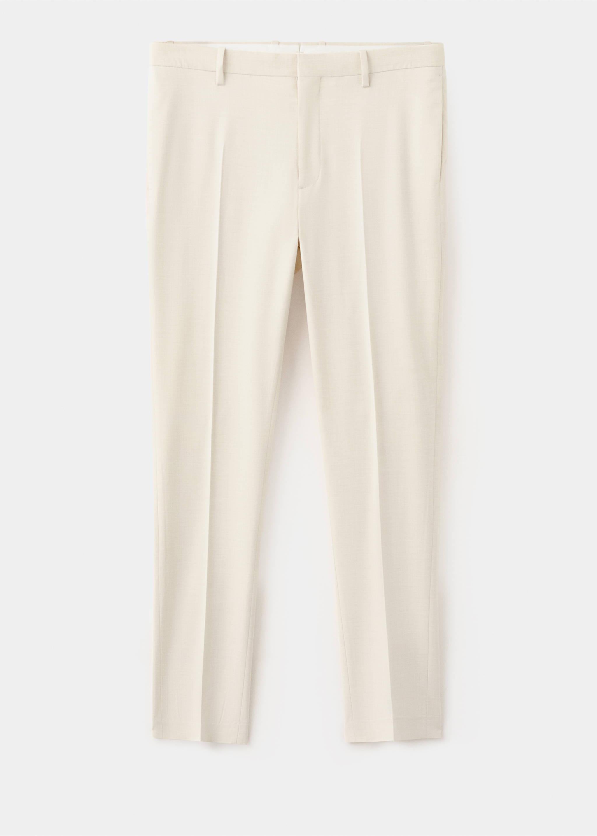 Paris slim fit kumaş pantolon - Modelsiz ürün, Ekrü. Ref: 37031366-00.