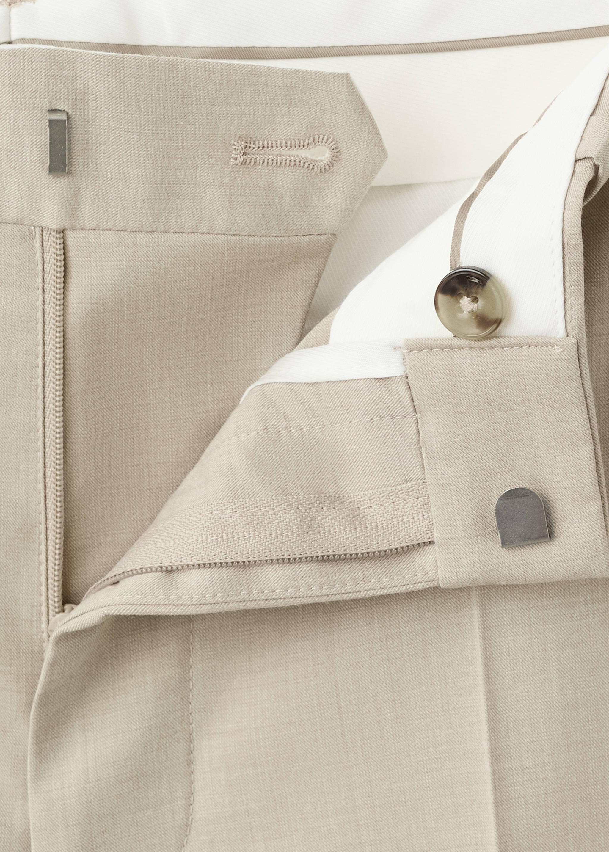 Slim-fit suit trousers - Details of the article 8