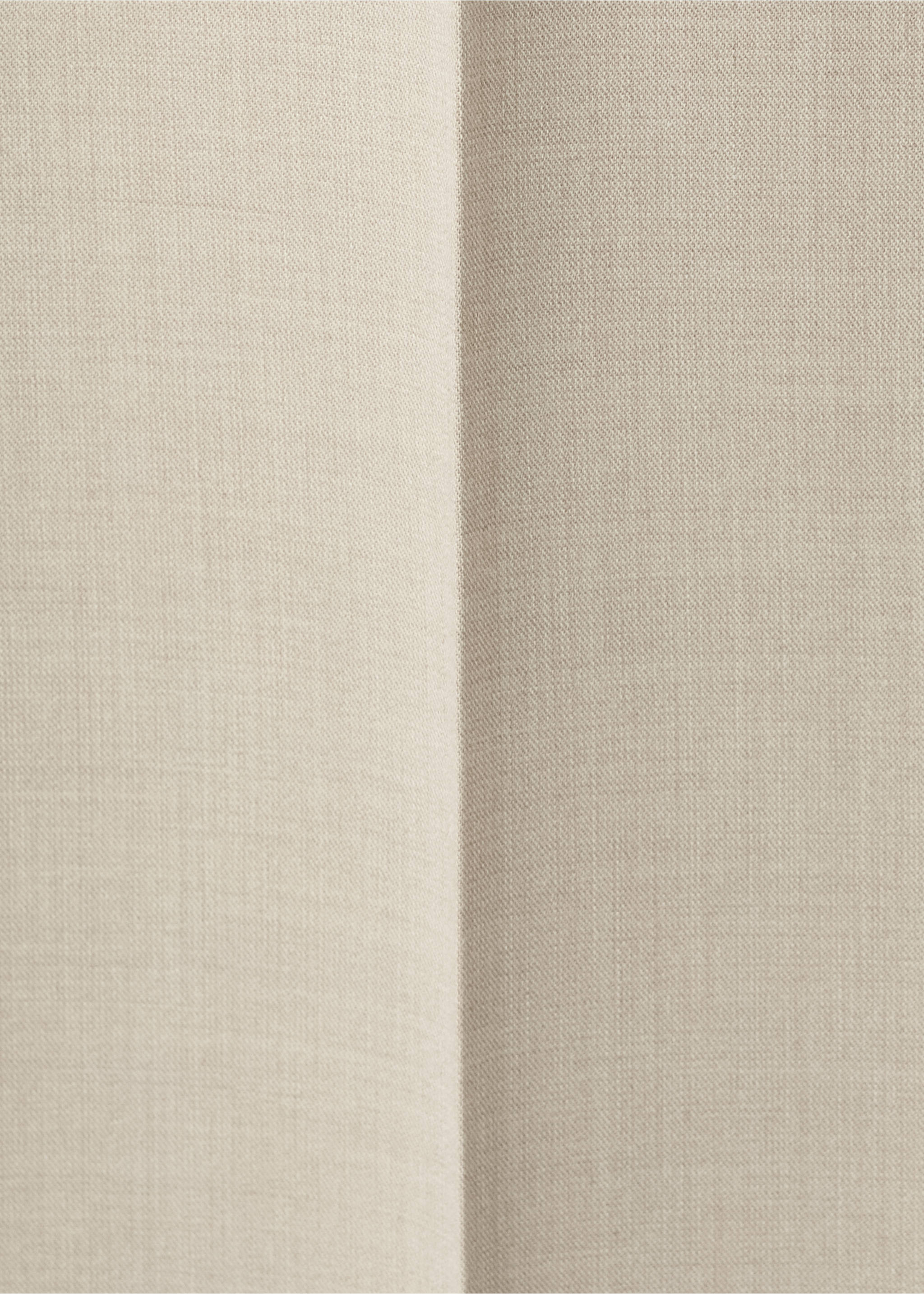 Calças de fato stretch super slim fit - Pormenor do artigo 0, Bege. Ref: 37031367-00.