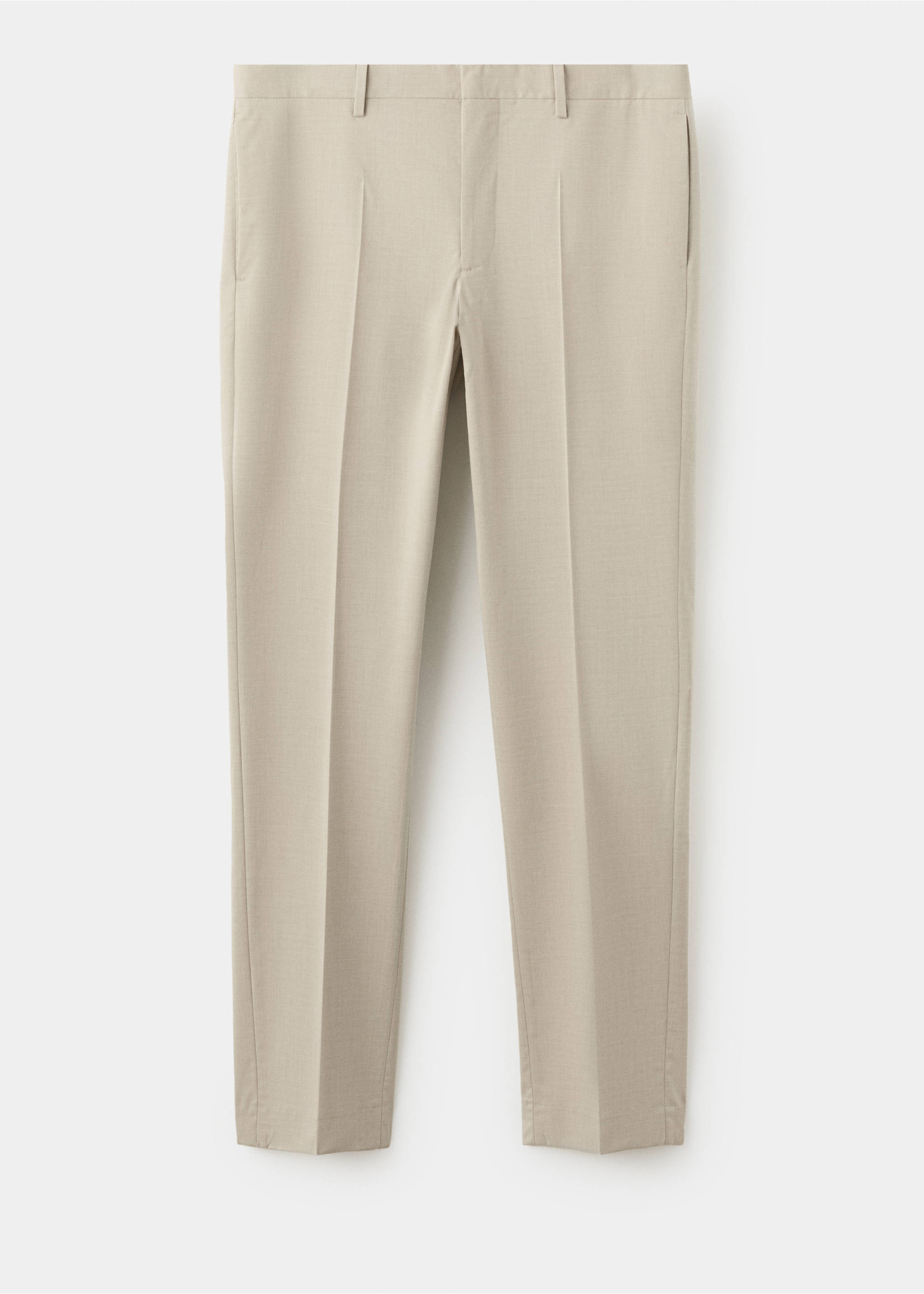 Calças de fato stretch super slim fit - Artigo sem modelo, Bege. Ref: 37031367-00.