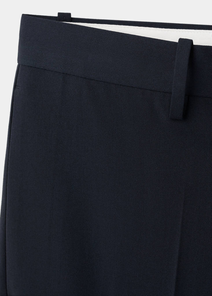 Stretch fabric super slim-fit suit trousers — Dark Navy