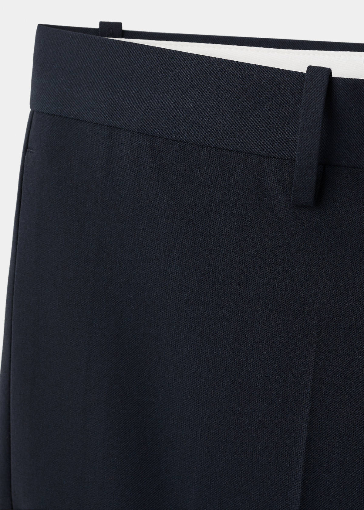 Stretch fabric super slim-fit suit trousers — Dark Navy
