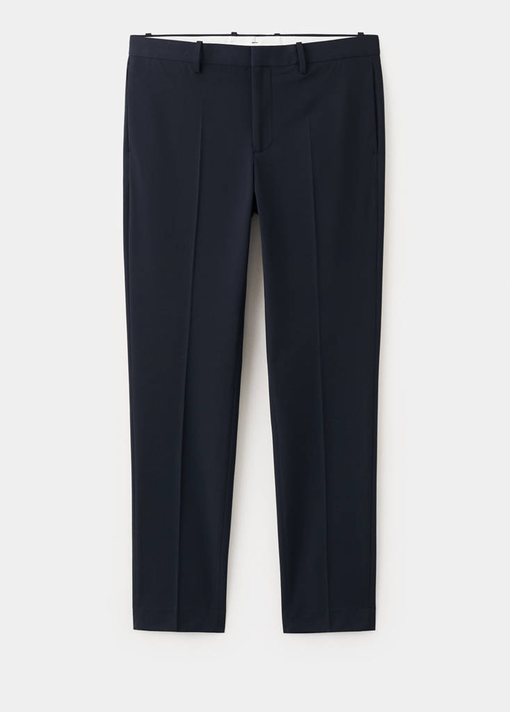Stretch fabric super slim-fit suit trousers — Dark Navy
