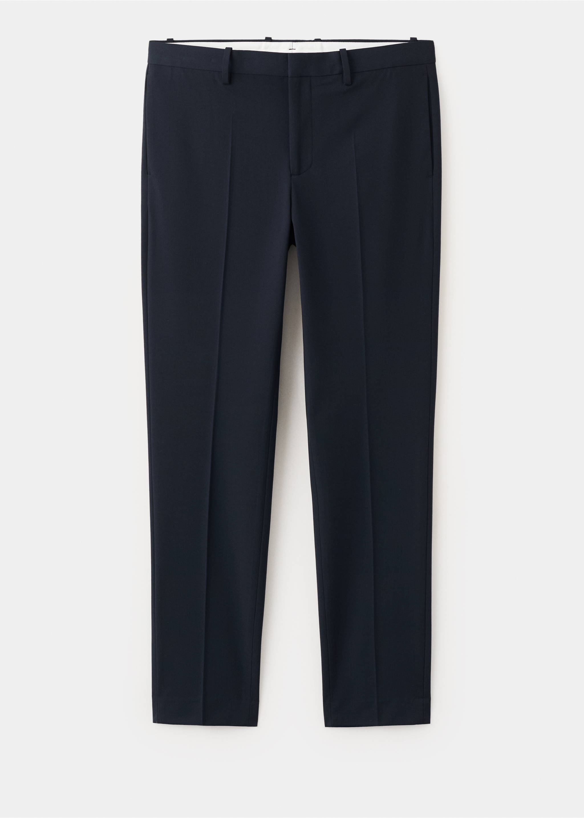 Milan slim-fit suit trousers - Article without model, Dark Navy. Ref: 37031368-00.