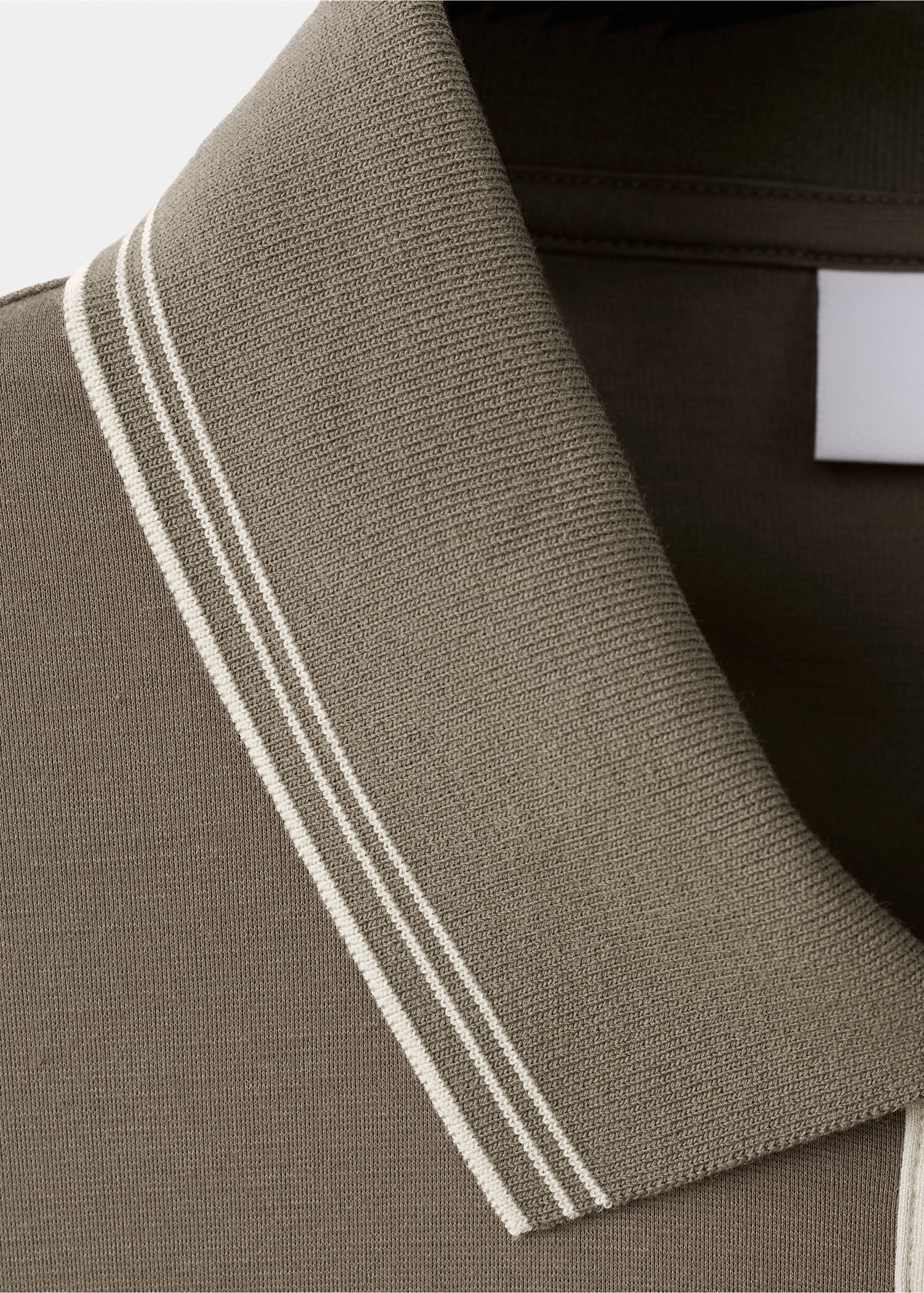 Polo slim-fit coton - Détail de l'article 0, Marron moyen. Ref: 37031369-00.