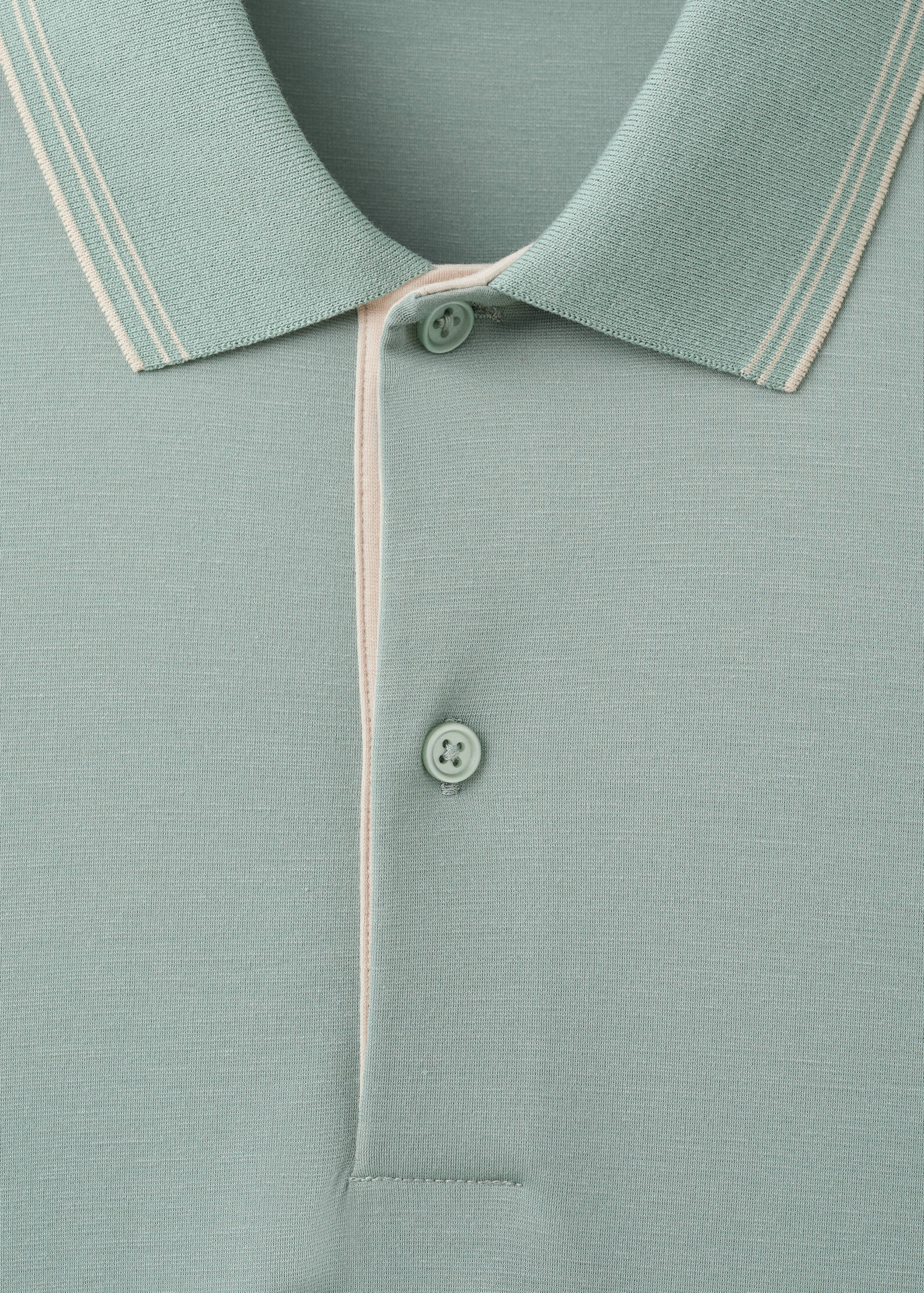Slim Fit-Poloshirt aus Baumwolle - Detail des Artikels 0