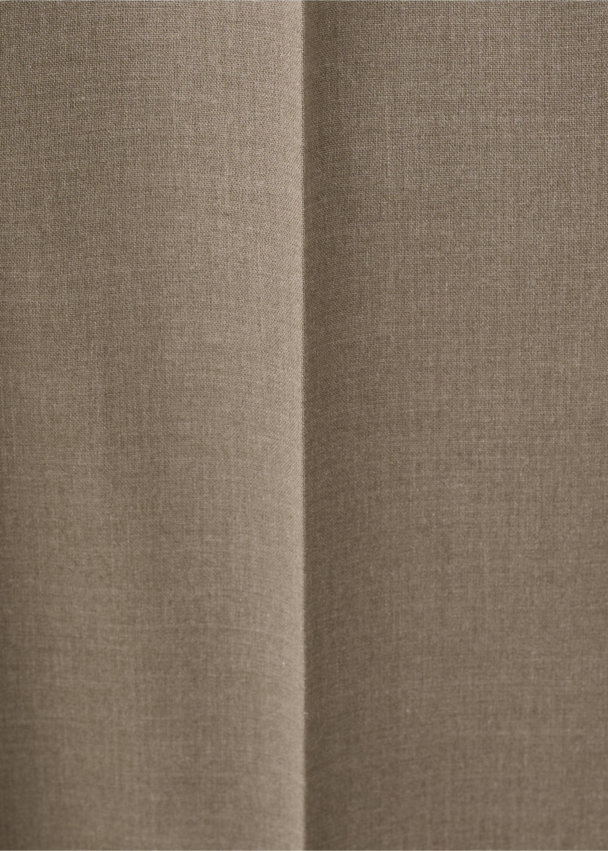 Pantalon costume Milán slim-fit - Détail de l'article 0, Marron moyen. Ref: 37031371-00.