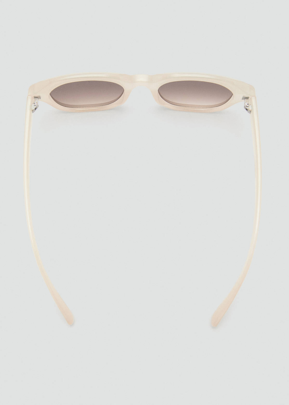 Resin frame sunglasses — White
