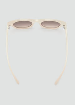 Resin frame sunglasses — White 3