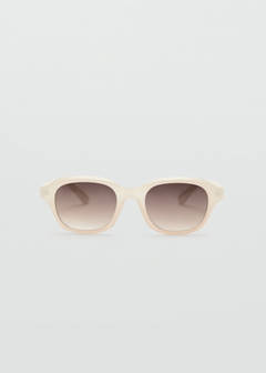 Resin frame sunglasses — White 1