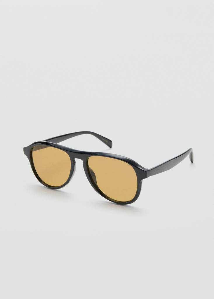 Resin frame sunglasses — Black