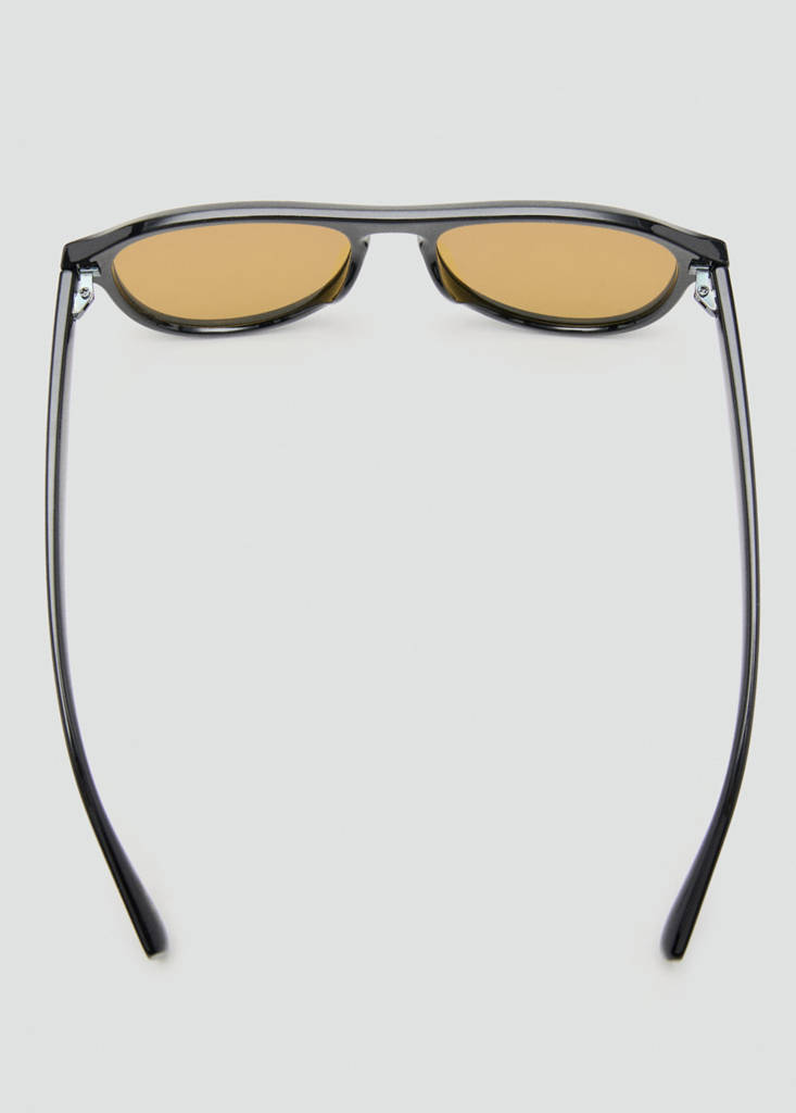 Resin frame sunglasses — Black